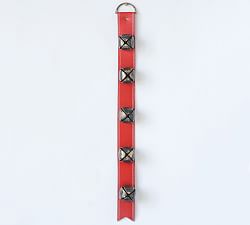 Hanging Jingle Bells on Leather Belt