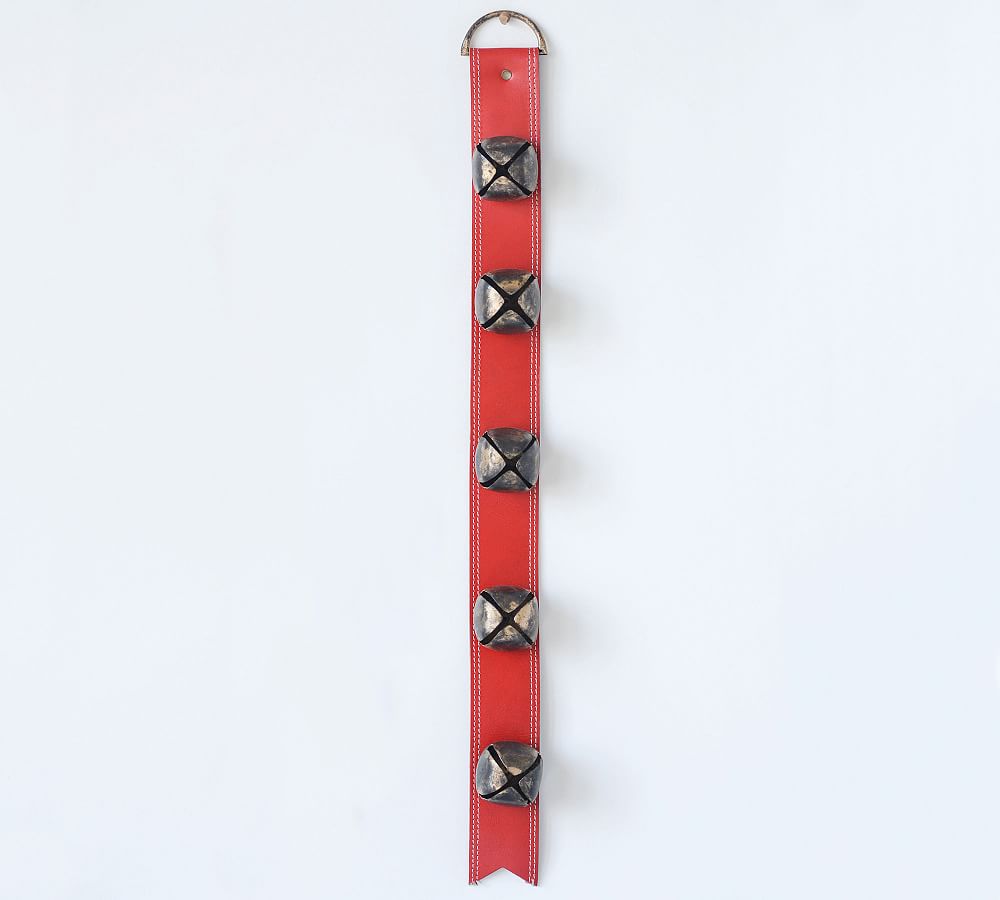 Hanging Jingle Bells on Leather Belt