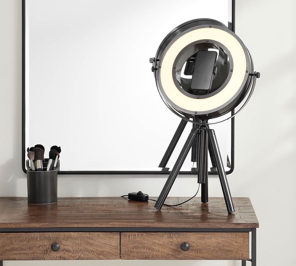 Photographer's iLED Ring Light Task Table Lamp (26&quot;-31&quot;)