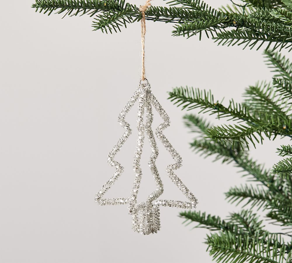 Handcrafted Glass Bead Tree Ornament