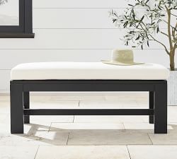 Malibu Metal Outdoor Dining Bench (48&quot;)