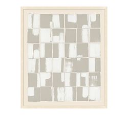 Neutral Pieces Framed Print