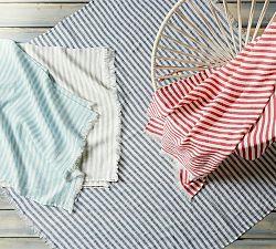 Bayla Linen Beach Blanket