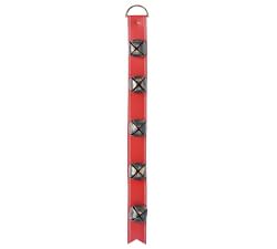 Hanging Jingle Bells on Leather Belt