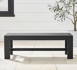 Malibu Metal Outdoor Dining Bench (48&quot;)