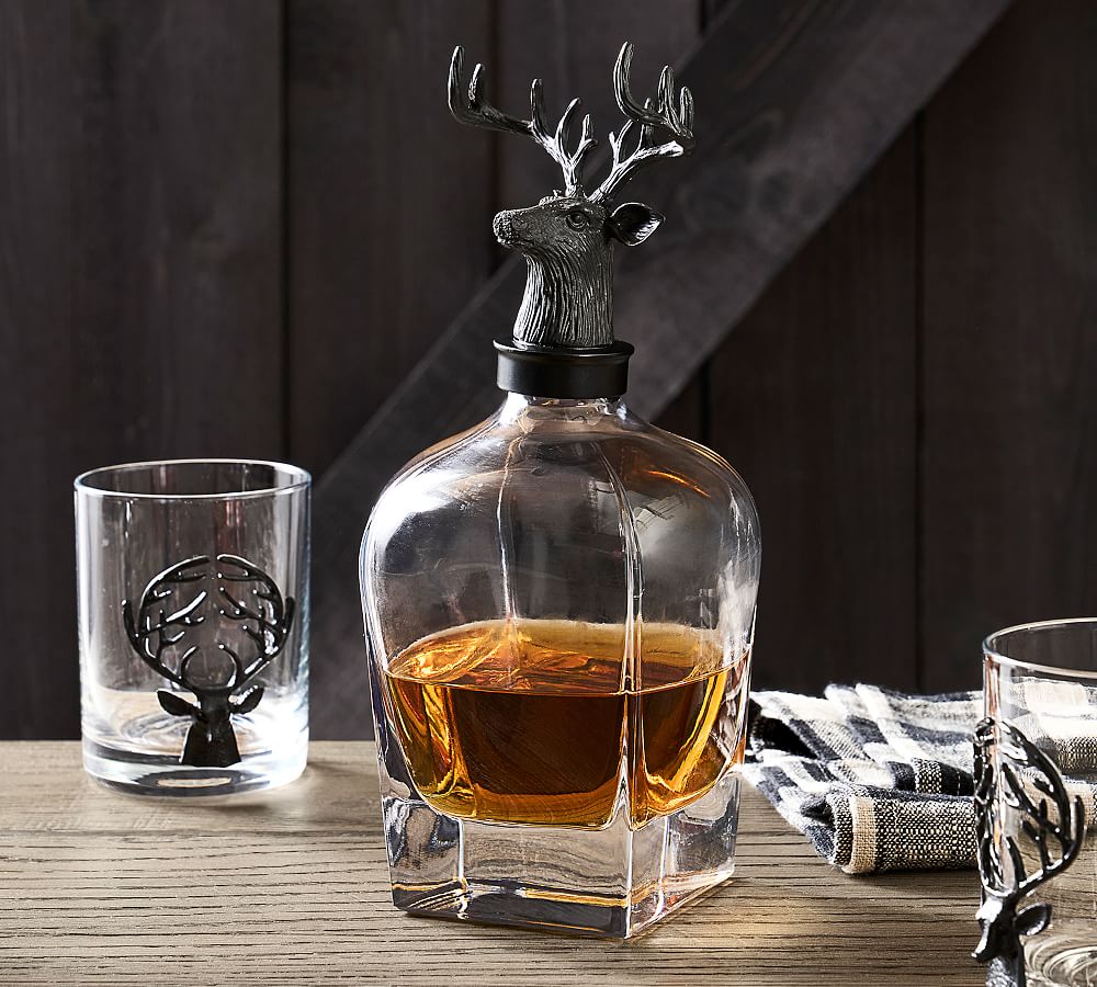 Open Box: Figural Stag Liquor Decanter