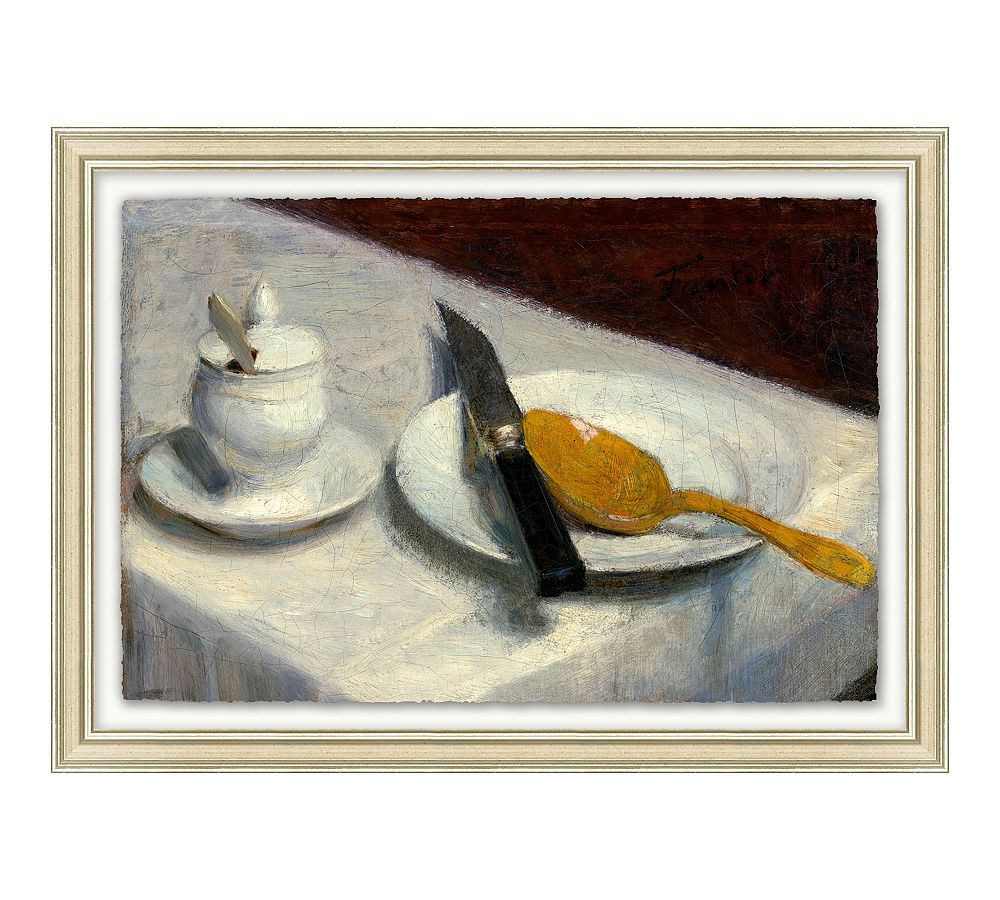 Still Life With Mustard Pots Framed Print