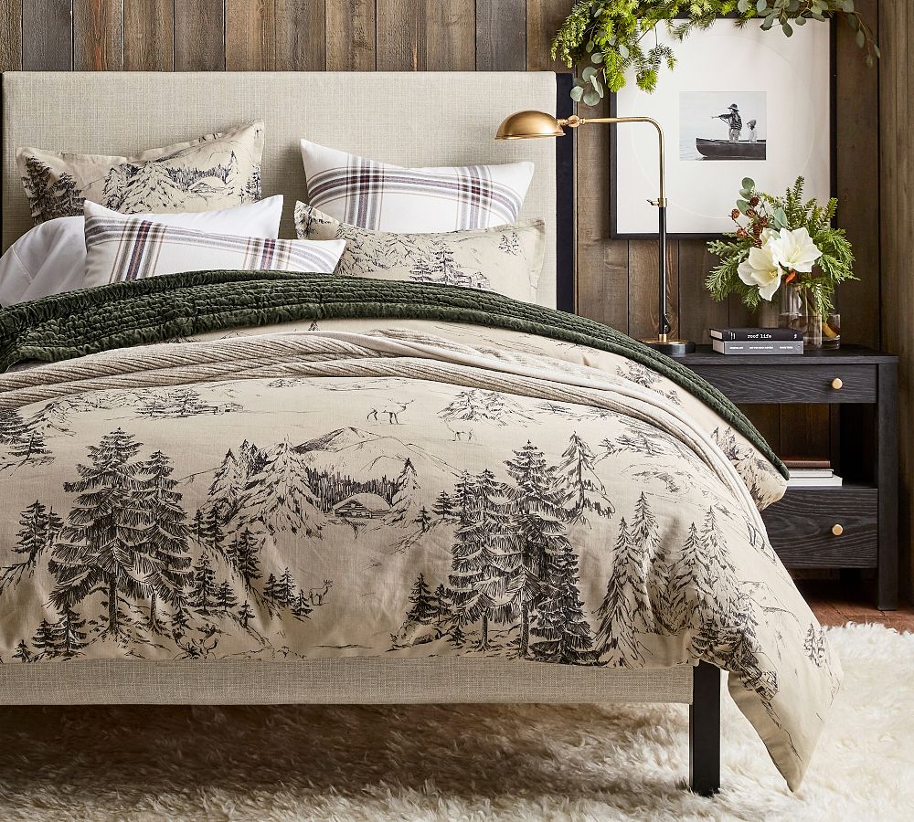 Open Box: Rustic Forest Duvet Cover