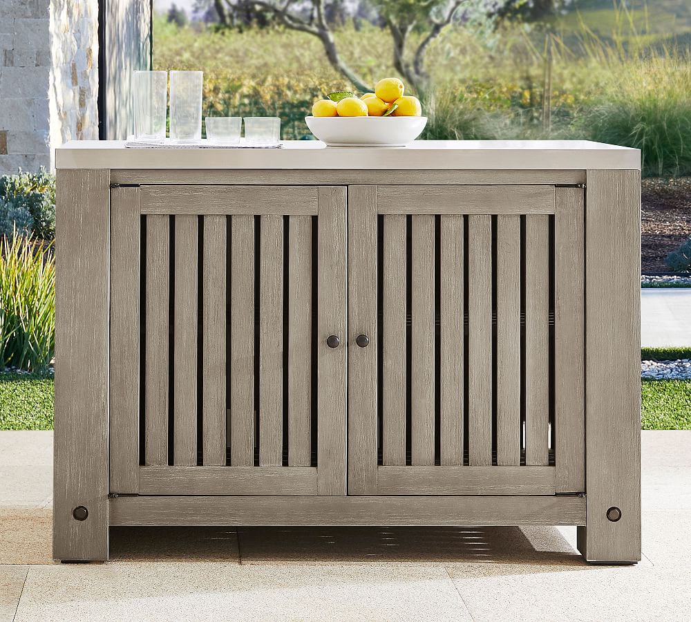 Abbott Outdoor Kitchen Acacia Double Cabinet (51&quot;)