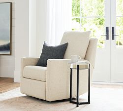 Ayden Square Arm Manual &amp; Power Swivel Glider Recliner