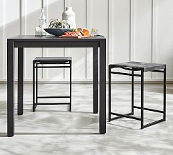 Hardy Metal &amp; Mesh Outdoor Counter Stool
