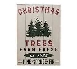 Christmas Tree Farm Fresh Wooden Wall Decor