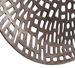 Indoor/Outdoor Bronze Disc Wall Art