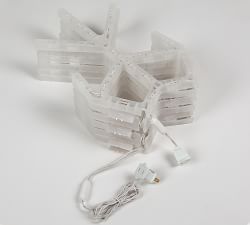 Cool White LED Folding Snowflake With Twinkle Lights