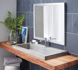 Christin Hammered Rectangular Mirror