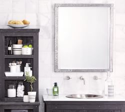 Christin Hammered Rectangular Mirror