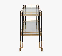 Keller Metal Bar Cart (33&quot;)