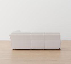 Turner Roll Arm Power Reclining L-Shaped Chaise Sectional (146&quot;&ndash;158&quot;)