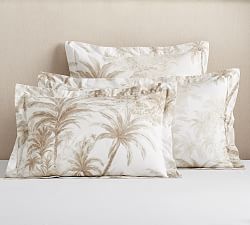 Open Box: Palm Toile Percale Sham