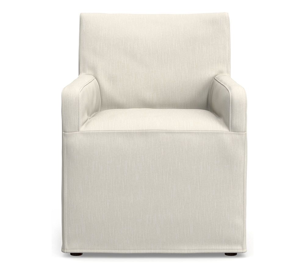 Jake Slipcovered Outdoor Dining Side Chair - needs 2