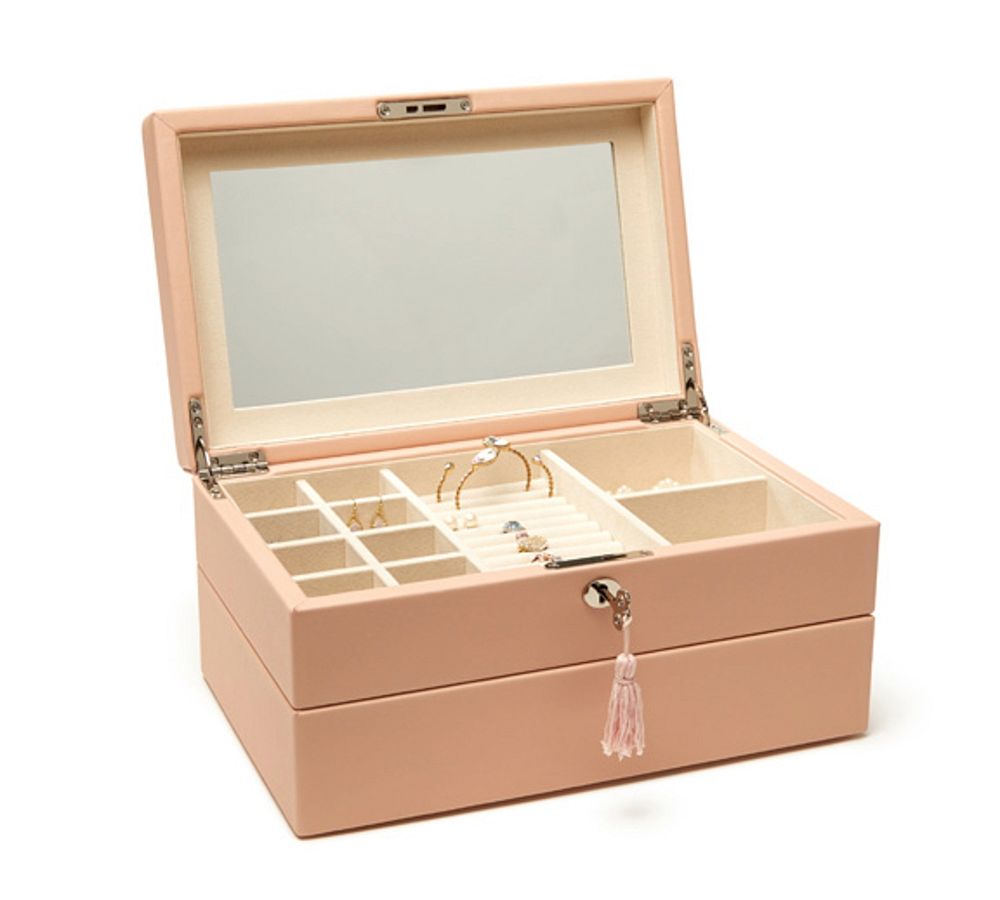 Kennedy Vegan Leather Stackable Jewelry Box
