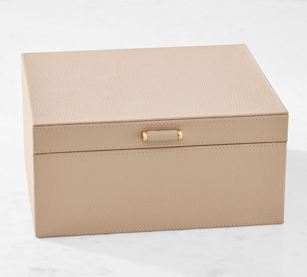 Quinn Leather Jewelry Box - Shadow Printed