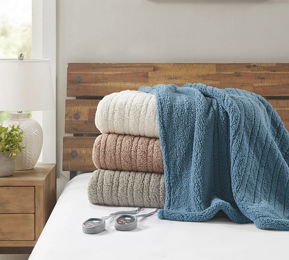 Korra Sherpa Heated Blanket