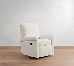 PB Comfort Roll Arm Manual &amp; Power Swivel Recliner
