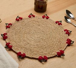 Cherry Handwoven Placemat, Set of 4