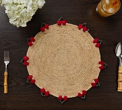 Cherry Handwoven Placemat, Set of 4
