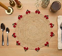 Cherry Handwoven Placemat, Set of 4