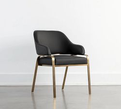 Dianne Faux Leather Dining Armchair