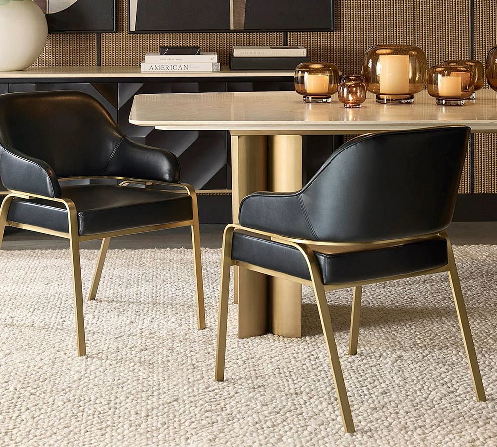 Dianne Faux Leather Dining Armchair