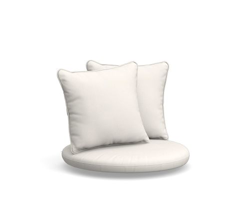 Torrey Papasan Outdoor Chair Cushion Cover, Sunbrella® Natural