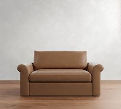 Westwood Roll Arm Leather Sofa (71&quot;-131&quot;)