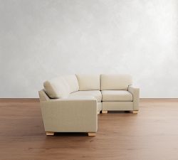 Buchanan Modern Square Arm 3-Piece Wedge Sectional (98&quot;)