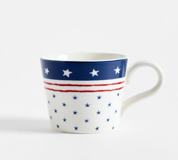 Americana Stars & Stripes Stoneware Mug