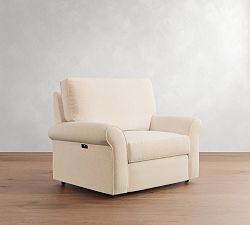 PB Comfort Roll Arm Power Recliner