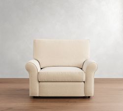 PB Comfort Roll Arm Power Recliner