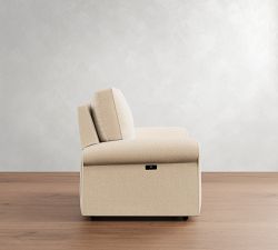 PB Comfort Roll Arm Power Recliner