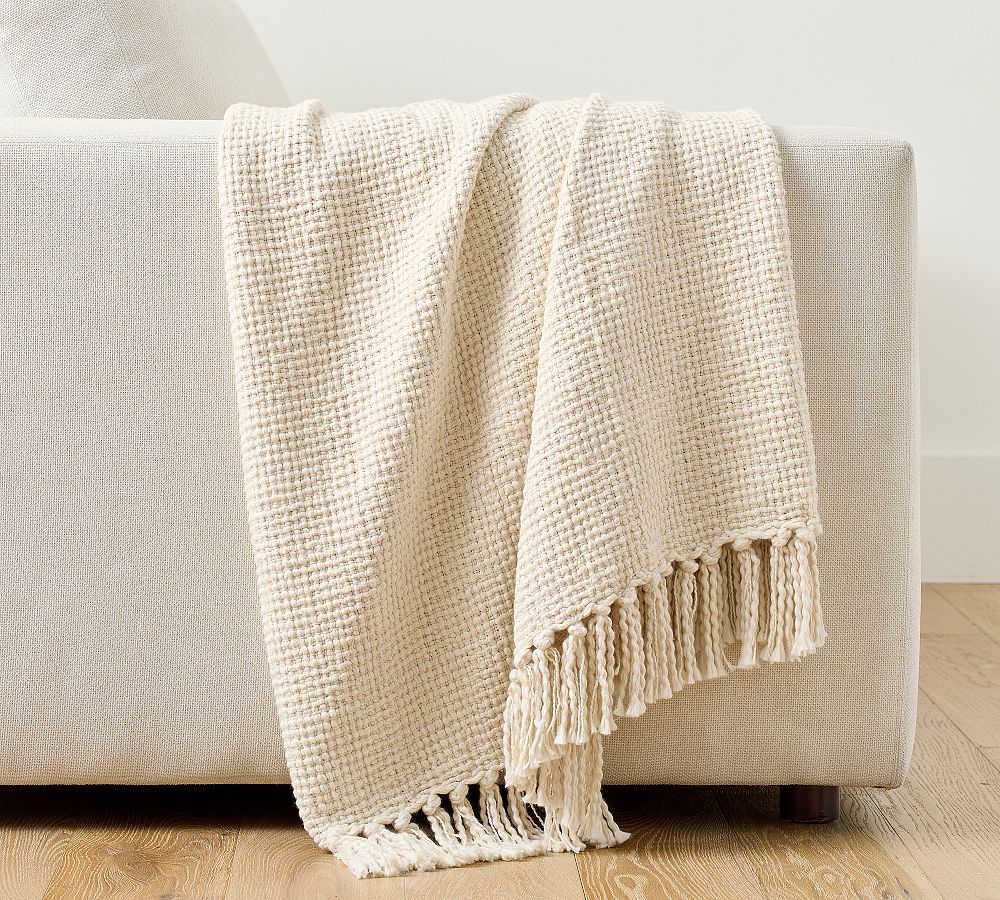 Stella Cotton Woven Throw