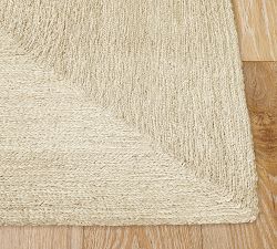 Concentric Handwoven Jute Rug