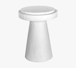 Willow Round Terrazzo Accent Table (16&quot;)