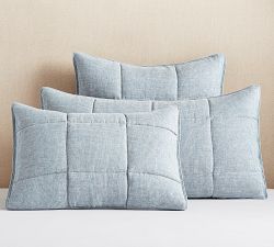 European Flax Linen Waffle Comforter