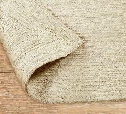 Concentric Handwoven Jute Rug