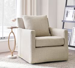 Ayden Square Arm Swivel Glider