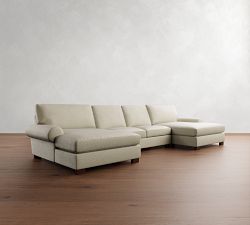 Turner Roll Arm Double Chaise Sectional (138&quot;&ndash;159&quot;)