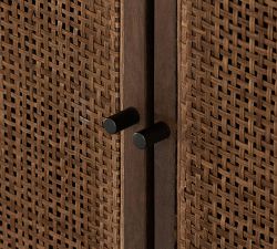 Dolores Cane Cabinet (35&quot;)