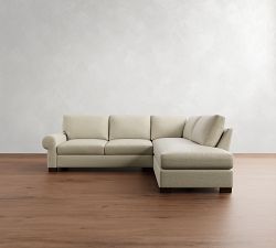 Turner Roll Arm Return Bumper Sectional (112&quot;&ndash;126&quot;)