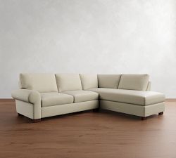 Turner Roll Arm Return Bumper Sectional (112&quot;&ndash;126&quot;)